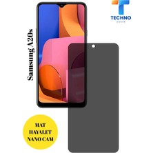 FoxPower Samsung A20S Mat Hayalet Nano Cam Darbelere Karşı Dayanıklı Esnek Nano Ekran Koruyucu