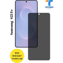 FoxPower Samsung S25 Fe Mat Hayalet Nano Cam Darbelere Karşı Dayanıklı Esnek Nano Ekran Koruyucu