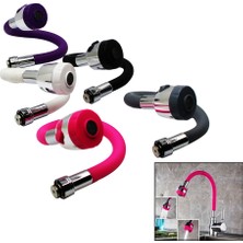 Topaç Silikon Renkli Kubar Yaylı Boru Mutfak Batarya Ucu Poşetli (4801)