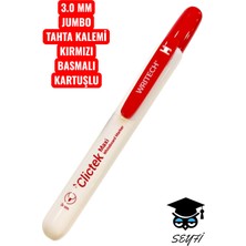 3.0 mm Jumbo Tahta Kalemi Basmalı Değiştirilebilir Kartuşlu Writech Ekstra Kalın Uç