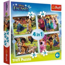 PUZZLE-34615 Nessiworld Encanto 4ın1 Puzzle