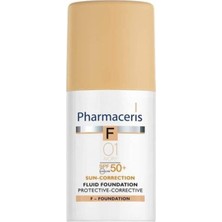 Pharmaceris F Spf 50 Ivory Protective Corrective Liquid Foundation Sunscreen Cream 30 ml
