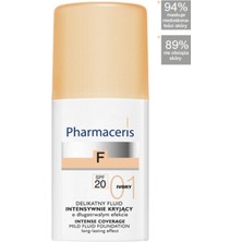 Pharmaceris Soft Liquid Foundation Spf 20 /01 Ivory Intensive Concealer 30 ml