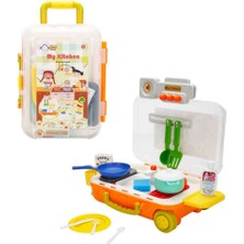 NessiWorld Little Chef Çekçekli Bavul Mutfak Seti 24 Parça