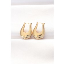 Ayder Timya Pirinç Gold Renk Bombeli Küpe (Timya/1395) 190282