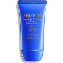 Shiseido Sun Protector Cream Suya ve Isıya Çok , Iz Bırakmayan Güneşe Karşı Koruyucu Krem SPF50+ - Yüz 50 ml
