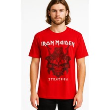 Iron Maiden Kırmızı Erkek Tişört - Stratego S