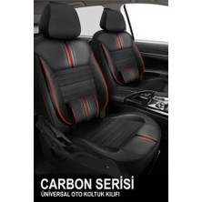 Kurra Store Mitsubishi Challenger (W) 3.0 I V6 24V (185 Hp) 1998 Jakar Serisi Uyumlu Jakar Kumaş Oto Kılıf Kırmızı