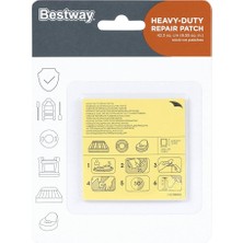 Sevimle Store Kendinden Yapışkanlı Onarım Yaması, 6,5 x 6,5 Cm, 10 Adet