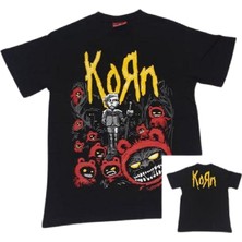 Korn Siyah Erkek Tişört 2xl