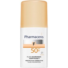 Pharmaceris Spf 50 Ivory Protective Skin Brightening Corrective Foundation Fluide 50 ml