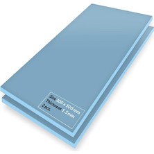 Sevimle Store Tp-3: Üstün Performanslı Termal Ped, 200 x 100 x 1,5 mm (Performans Kaybı Olmadan 2,0 Mm'ye Kadar Istiflenebilir), 2 Adet - Yüksek Performans, Özellikle Yumuşak, Ideal Boşluk Doldurucu, Köprü