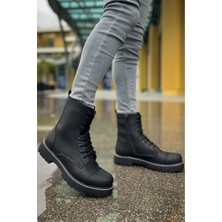 Fantastik Store CH009  Cst Military Erkek Bot Sıyah