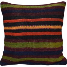 Kilim Antik El Dokuma Dekoratif Kilim Kırlent Yastık Kılıfı 1213 - Yeni - Çok Renkli