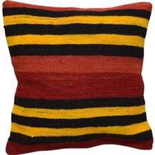 Zehra Abla Halı Yeni El Dokuma Dekoratif Kilim Kırlent Yastık Kılıfı 6784