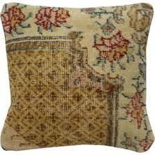 Kilim Antik El Dokuma Dekoratif Halı Kırlent Yastık Kılıfı 1201 - Vintage - Çok Renkli