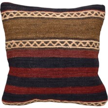 Kilim Antik El Dokuma Dekoratif Kilim Kırlent Yastık Kılıfı 1203 - Yeni - Çok Renkli