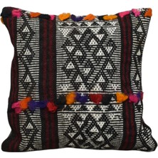 Kilim Antik El Dokuma Dekoratif Kilim Kırlent Yastık Kılıfı 1217 - Yeni - Çok Renkli