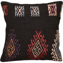 Kilim Antik El Dokuma Dekoratif Kilim Kırlent Yastık Kılıfı 1265 - Yeni - Çok Renkli