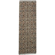 Kilim Antik El Dokuma Çiçekli Yolluk Yün Halı 0820 - Yeni - Çok Renkli