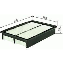 Sardes SA2222 - Hava Filtresi Kıa Prıde-Mazda Demıo 98-03 C2129