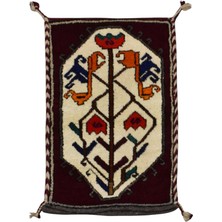 Kilim Antik El Dokuma Çift Yüzlü Malatya Yün Halı 0822 - Yeni - Çok Renkli Yastık