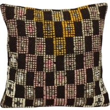 Kilim Antik El Dokuma Dekoratif Kilim Kırlent Yastık Kılıfı 1273 - Yeni - Çok Renkli
