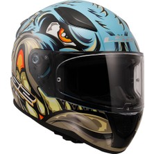 Ls2 Rapıd 2 Neo Mavi-Mor Full Face Motosiklet Kaskı