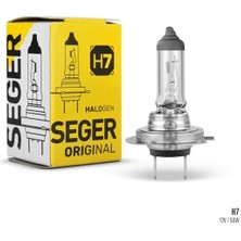 SEGER 206648 - Ampul H7 12V 55W PX26D Standart Yenileme 3.500K Standart Işık (10 ADET)