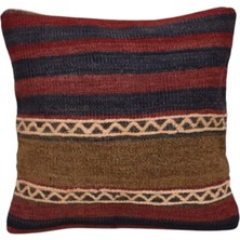 Kilim Antik El Dokuma Dekoratif Kilim Kırlent Yastık Kılıfı 1242 - Yeni - Çok Renkli