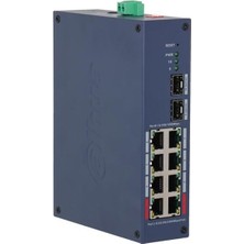 Dahua 8port 110W Full Poe CHS4210-8GT-110 Gıgabıt 2x Sfp Cloud Yönetilebilir Switch
