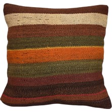 Kilim Antik El Dokuma Dekoratif Kilim Kırlent Yastık Kılıfı 1264 - Yeni - Çok Renkli