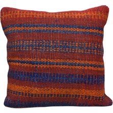 Kilim Antik El Dokuma Dekoratif Kilim Kırlent Yastık Kılıfı 1221 - Yeni - Çok Renkli