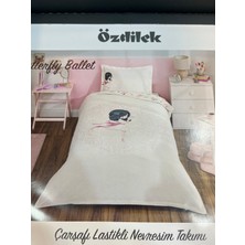 Özdilek Nevresim Takımı  Fitted Çarşaflı Ranforce Tek Kişilik Pmb Butterfly Ballet