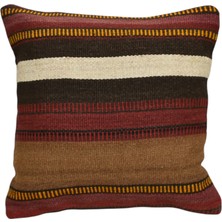 Kilim Antik El Dokuma Dekoratif Kilim Kırlent Yastık Kılıfı 1251 - Yeni - Çok Renkli
