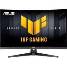 31.5 Asus Tuf Gamıng VG32VQM5B 0.5ms 250MHZ 2xhdmı 1xdp Fhd 1920X1080 Hoparlör Flıcker Free Curved Vesa Siyah