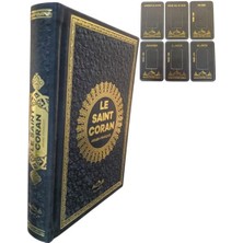 Mabelme Store Hafız Boy Termo Deri Le Saınt Coran Fransızca Muhammad Hamıdullah Siyah