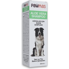 Pawmas Hassas Ciltler ve Tüy Bakımı Için Aloe Vera Şampuan 200 ml