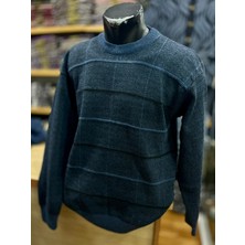 TCR Erkek Triko Yuvarlak Yaka Desenli Kazak