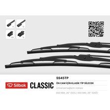 Silbak Sılbak SS45TP - Silecek Süpürgesi 650MM Volvo FH12-IVECO Euro Cargo-Tech-Stralıs-Trakker-Mercedes Atego-Axor-Benz 17 22-3336-1729-4850