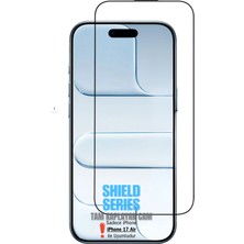 Evax iPhone 17 Air ile Uyumlu Shield Serisi 6d Tam 9h Temperli Esd Anti-Statik Hd+ Cam Ekran Koruyucu