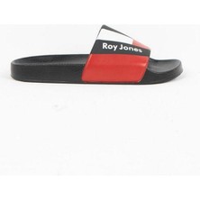 Roy Jones 8300 Unisex Siyah Çift Toka Günlük Terlik