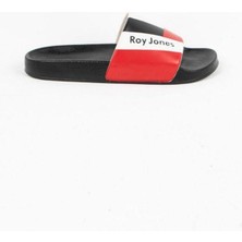 Roy Jones 8300 Unisex Beyaz Çift Toka Günlük Terlik