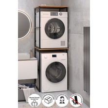 Bofigo Çamaşır Makinesi Dolabı Kurutma Makinesi Dolabı Metal Banyo Dolabı Seda Çam