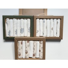 Bebelio %100 Coton 7li Bebek Ağız Silme Mendili Yeni Sezon 3 Lü Paket