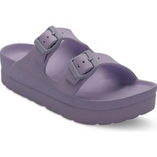 Slazenger Toal Kadın Yüksek Taban Lila Deniz Plaj Confort Eva Terlik