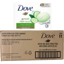 Dove Beauty Cream Bar Fresh Touch Nemlendirici Etkili 90 gr * 48 Adet