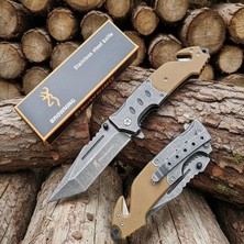 Alsepeteavm  Alsepeteavm F340 Flipper Tactical Kurtarma Auto Kamp Çakısı