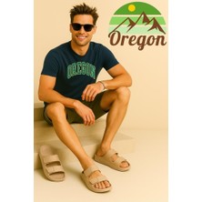 Oregon Shoes Feelup Comfort Eva Erkek Deniz Günlük Cırtlı Terlik Kum