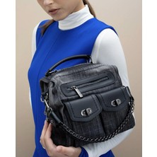 Matthew Cox BYN2276 Kadın Ithal Premium Fonksyonel Denim Çanta